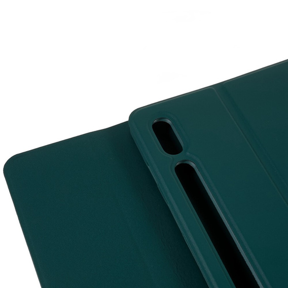 Pouzdro + klávesnice Samsung Galaxy Tab S7 T870/T875 / S8, Pen Slot, zelené