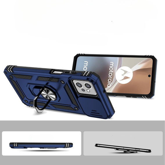 Pouzdro pro Motorola Moto G32, CamShield Slide, modré