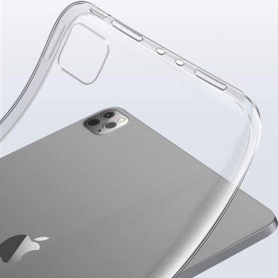 Pouzdro pro iPad Pro 11" 2022/2021/2020/2018 (4/3/2/1 gen.), silikonové, průhledné