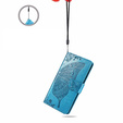 Klopové pouzdro pro Motorola Moto G24 / G24 Power / G04, Butterfly, modré