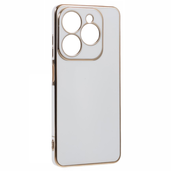 Pouzdro pro Infinix Hot 40i, Glamour CamShield, bílé