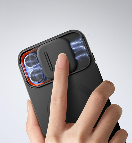 Pouzdro pro iPhone 12 / 12 Pro, Suritch Shockproof, pro MagSafe, černé