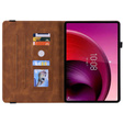 Pouzdro pro Lenovo Tab M11, Butterfly, hnědé