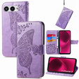 Klopové pouzdro pro T Phone 3 5G, Butterfly, fialové