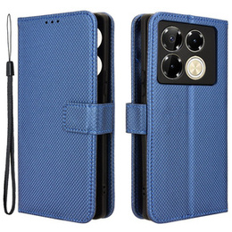 Klopové pouzdro pro Infinix Note 40 Pro, Wallet Smart Magnet, modré