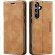 Pouzdro pro Samsung Galaxy A16, ERBORD Vintage peněženka s klopou, hnědé