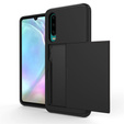 Pouzdro pro Huawei P30, Sliding Card Holder, černé