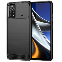 Pouzdro pro Xiaomi Poco M4 Pro 4G, Carbon, černé