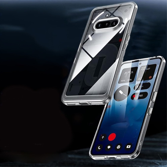 Pouzdro pro Nothing Phone 3a, Fusion Hybrid, průhledné