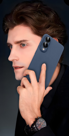 Tenké pouzdro pro Samsung Galaxy S25 Edge, Slim, námořnicky modré