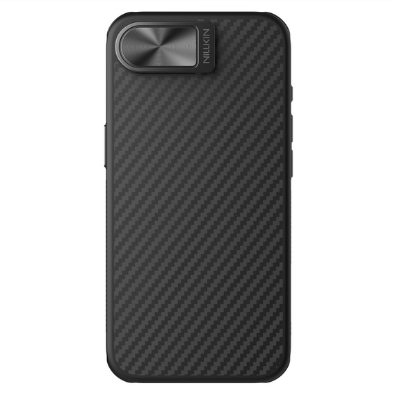 Pouzdro pro iPhone 16e, pancéřované Nillkin, Carboprof Case, pro Magsafe, černé