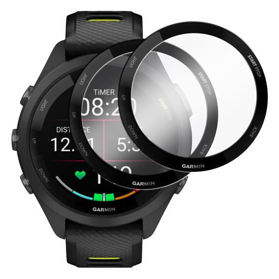 2x hybridní sklo ERBORD pro Garmin Forerunner 265