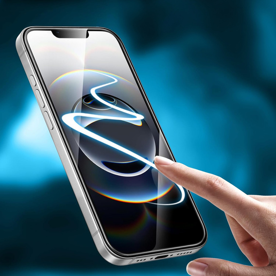 2x tvrzené sklo pro iPhone 13/13 Pro, ERBORD 9H Hard Glass na displeji