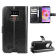 Klopové pouzdro pro Oukitel WP5, Crazy Horse Wallet, černé
