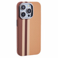 Pouzdro pro iPhone 13 Pro Max, Carbon Fiber MagSafe, žluté