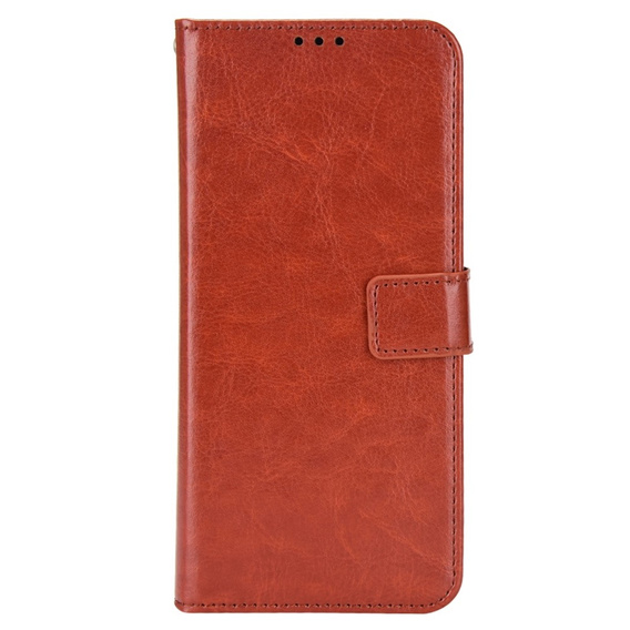 Klopové pouzdro pro Oppo A17, Crazy Horse Wallet, hnědé