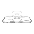 Spigen pouzdro pro iPhone 17, Liquid Crystal MagSafe, čiré/bílé