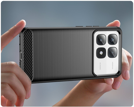 Pouzdro pro Xiaomi 14T Pro, Carbon, černé