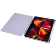Pouzdro pro iPad Pro 11 2022 / 2021 / 2020 / 2018, Smartcase Hybrid, se slotem na stylus, fialové