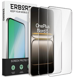 2x tvrzené sklo ERBORD 9H Hard Glass na displeji pro OnePlus Nord 5