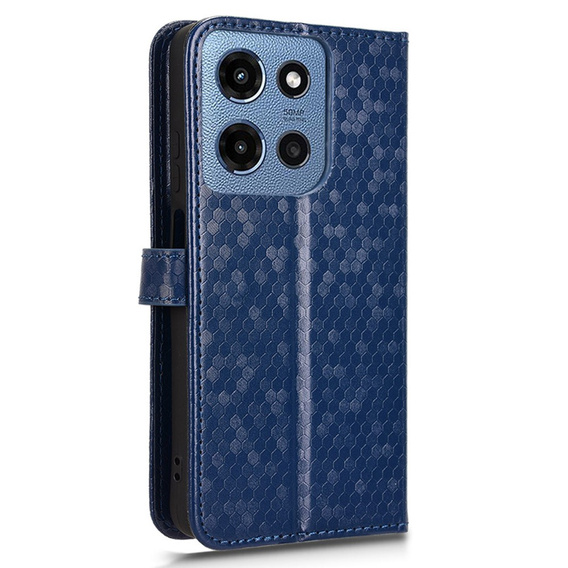 Flipové pouzdro pro Motorola Moto G86 5G, Wallet Rhombus, modré