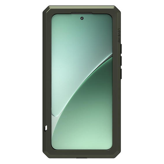 Pouzdro Love Mei pro Xiaomi 15, armored with glass, zelené