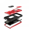 Pouzdro pro Samsung Galaxy A54 5G, CamShield Slide, červené / černé