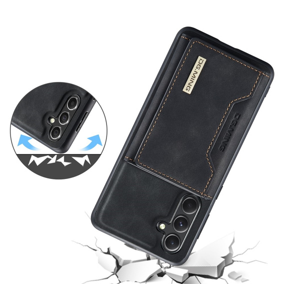 Pouzdro pro Samsung Galaxy A56 5G, DG.MING 2in1, černé