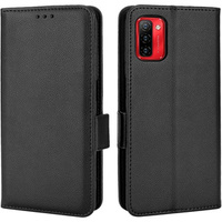 Klopové pouzdro pro Ulefone Note 12P, Wallet Litchi Magnet, černé