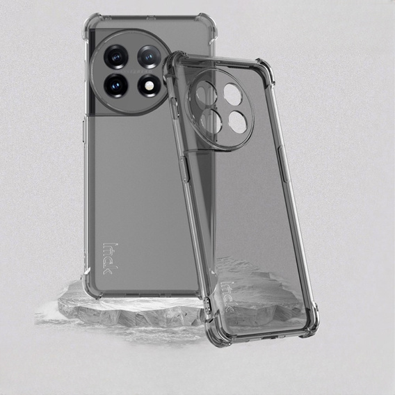 IMAK pouzdro pro OnePlus 11 5G, Dropproof, transparentní / černé
