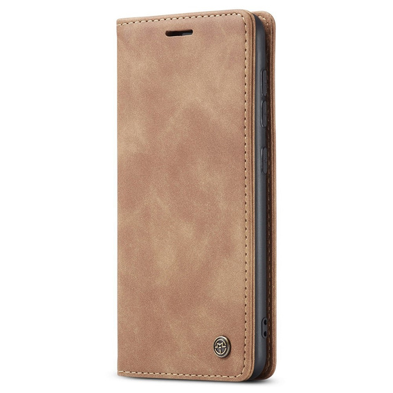 Pouzdro CASEME pro Samsung Galaxy S20 FE, Leather Wallet Case, hnědé