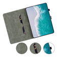 Pouzdro pro Samsung Galaxy Tab S9, Wallet Pen Slot, modré