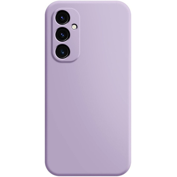 Pouzdro pro Samsung Galaxy A15, Silicone Lite, fialové + 9H sklo