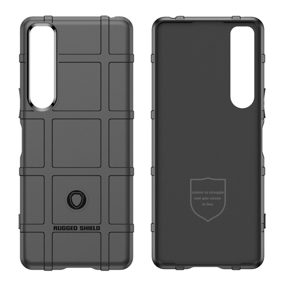 Pouzdro pro Sony Xperia 1 IV, Rugged Shield, černé