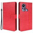 Klopové pouzdro pro Infinix Hot 11s, Crazy Horse Wallet, červené