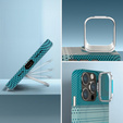 Pouzdro iPhone 16 Pro, Frame Kickstand, pro MagSafe, Moon Green