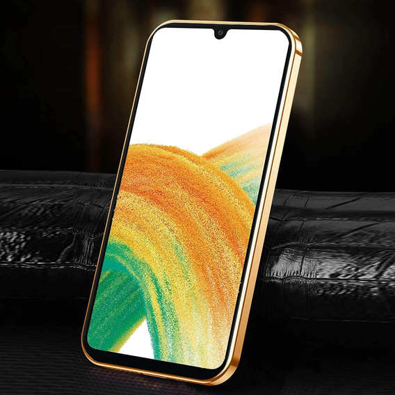Pouzdro pro Samsung Galaxy A33 5G, Cowhide Leather, modré