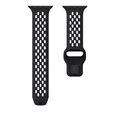 Silikonový řemínek pro Apple Watch 1/2/3/4/5/6/7/8/SE/ULTRA 42/44/45/49MM, černý