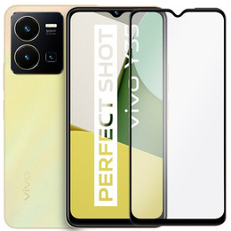 3D tvrzené sklo pro Vivo Y35, černé