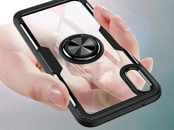 Pouzdro pro Samsung Galaxy A10, Clear Ring, černé
