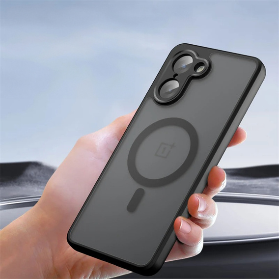 Pouzdro pro OnePlus Nord CE5, pro MagSafe, ERBORD Matt Case, černý