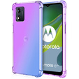 Pouzdro pro Motorola Moto E13, Gradient Dropproof, Fialová / modrá