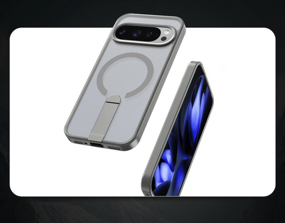 Hybridní pouzdro Fusion pro Google Pixel 10 Pro XL, pro MagSafe, se stojánkem, šedé