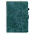 Pouzdro pro Lenovo Tab M9, Wallet Pen Slot, zelené