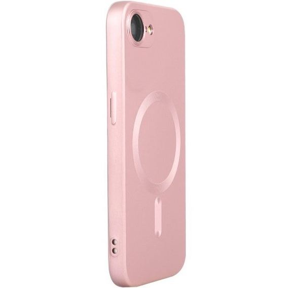 Pouzdro pro iPhone 16E, ColorMag, pro MagSafe, růžové + tvrzené sklo 9H