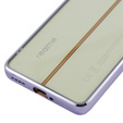 Pouzdro pro Realme 11 Pro 5G / Pro+ 5G, Electroplating Frame, transparentní / fialové