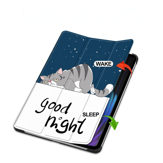 Pouzdro pro Xiaomi Pad 7 / Xiaomi Pad 7 Pro, Smartcase, sleeping cat