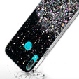 Pouzdro pro Huawei Y6 2019 / Honor 8A, Glittery, černé