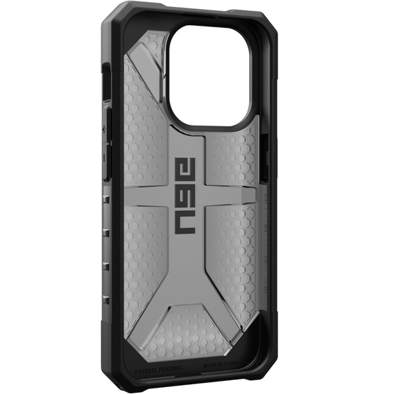 Pouzdro Urban Armor Gear pro iPhone 15 Pro, Plasma, šedé
