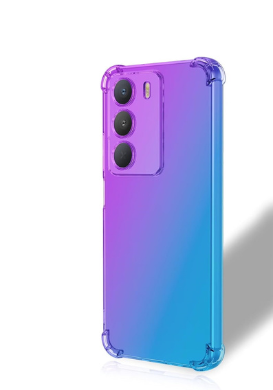 Pouzdro pro Realme 14X / Realme C75, Gradient Dropproof, Fialová / modrá